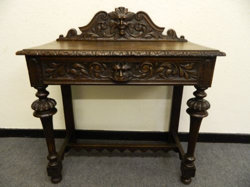 Carved Oak 'Green Man' Hall Table