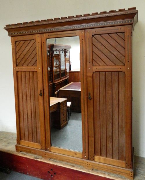 fig 1. large arts & crafts wardrobe