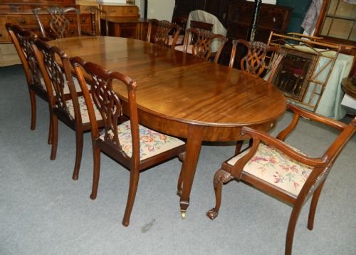 fig 1. mahogany dining table