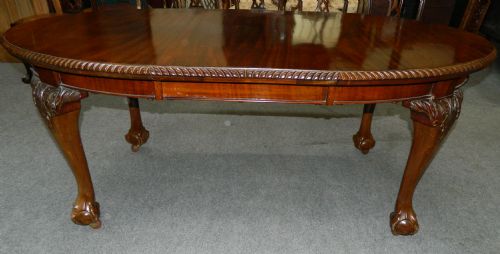 fig 2. mahogany dining suite