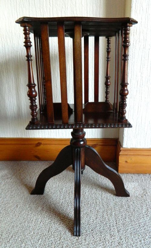 Mahogany Revolving Bookcase