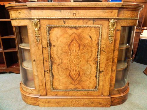 Inlaid Walnut Credenza