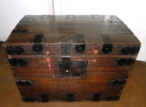 Oak Silver Chest with Fitted Interior