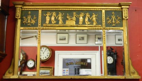 Gilt Overmantel Mirror