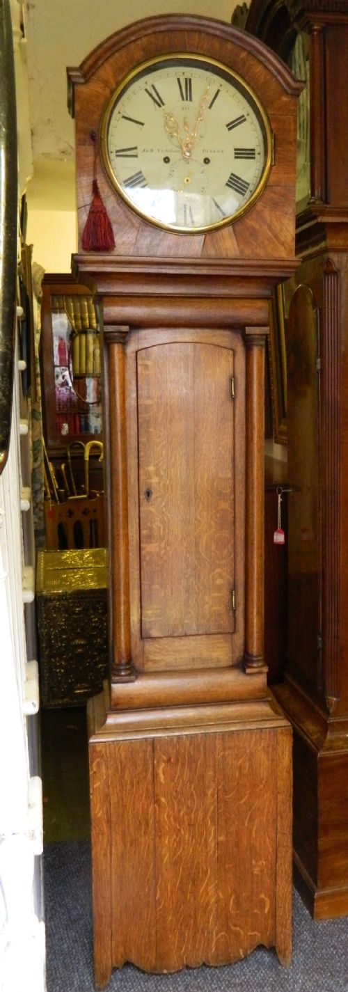 Oak 8 Day Grandfather Clock