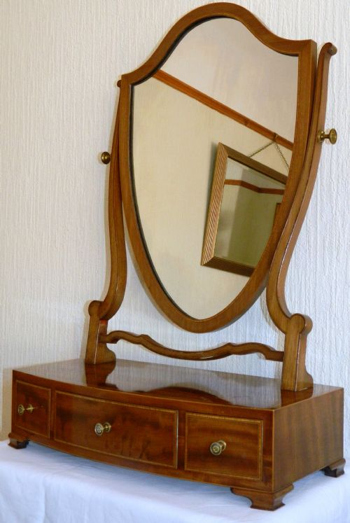 fig 1. mahogany dressing mirror by gillows
