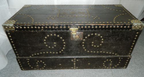 Leather Bound Trunk