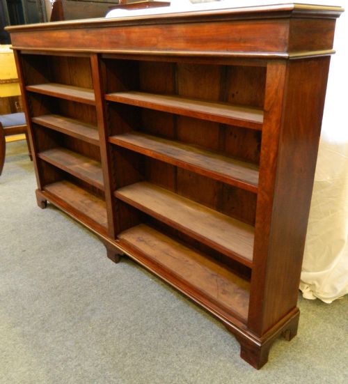 Mahogany Open Bookcase