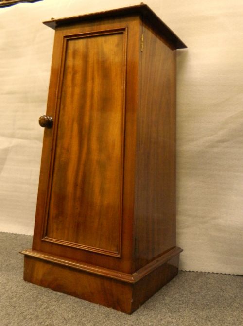 Mahogany Empire Style Pedestal Cabinet