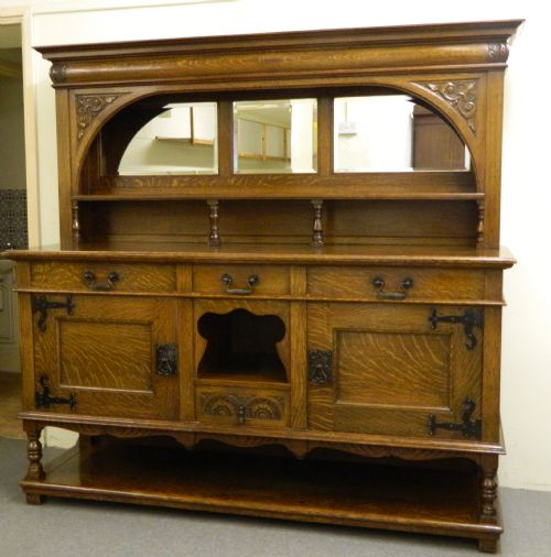 Oak Arts & Crafts Sideboard