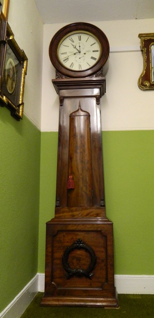 fig 1. 8 day scottish drumhead grandfather clock