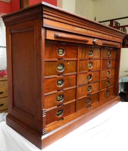 fig 1. large ambergs patent filing cabinet