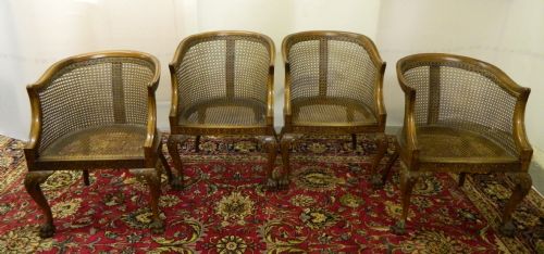 Set of 4 Bergere Chairs