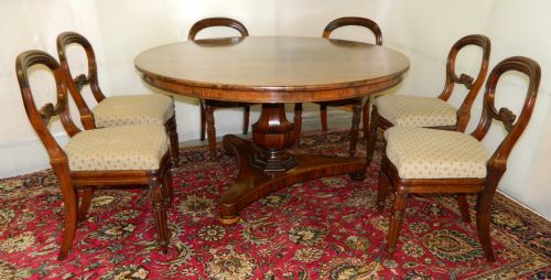 Rosewood Dining Table & Chairs