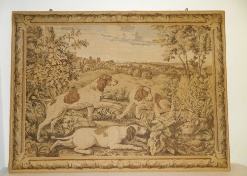 Large Wall Tapestry of Gun Dogs