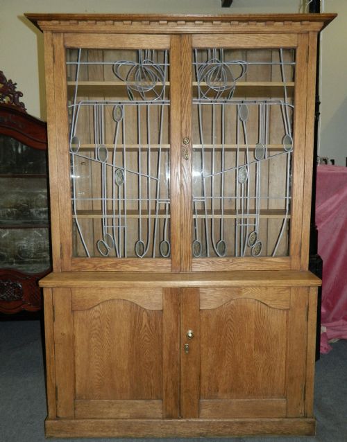 Scottish Arts & Crafts Oak Bookcase