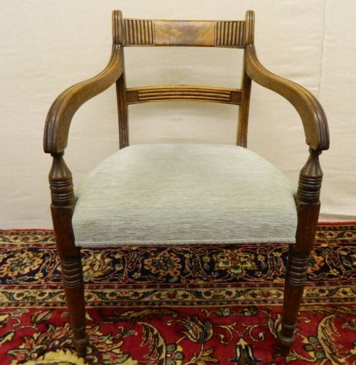 fig 1. set of eight regency mahogany dining chairs