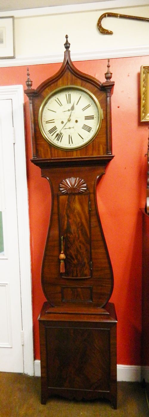 Scottish Mahogany Grandfather Clock