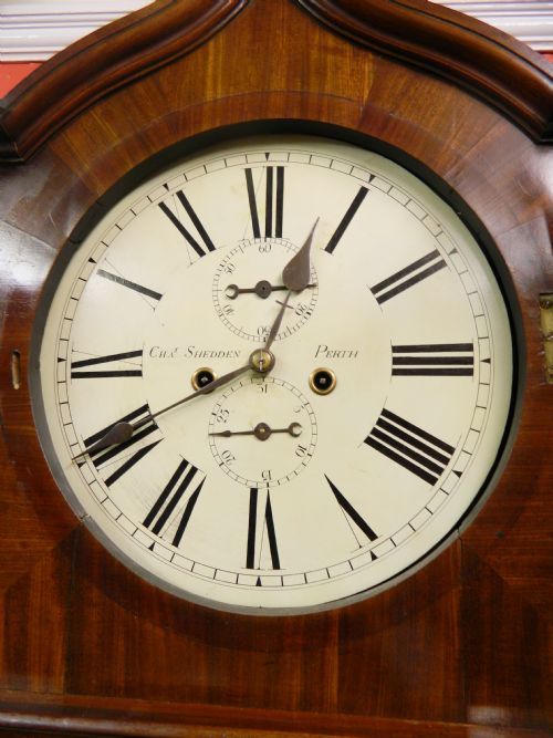 fig 1. Scottish mahogany grandfather clock