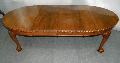 fig 1. dining table & eight chairs