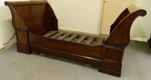 Mahogany French Empire Bed