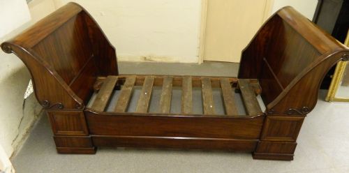 fig 1. mahogany french empire bed