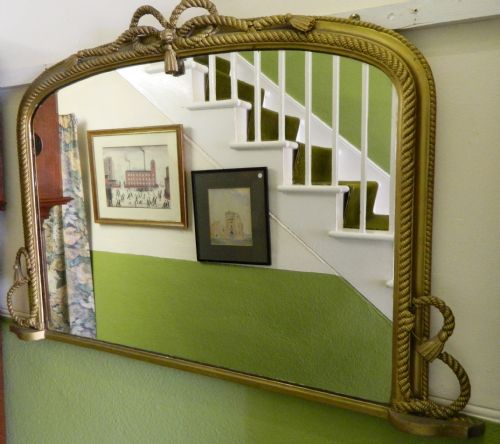 Gilt Overmantel Mirror