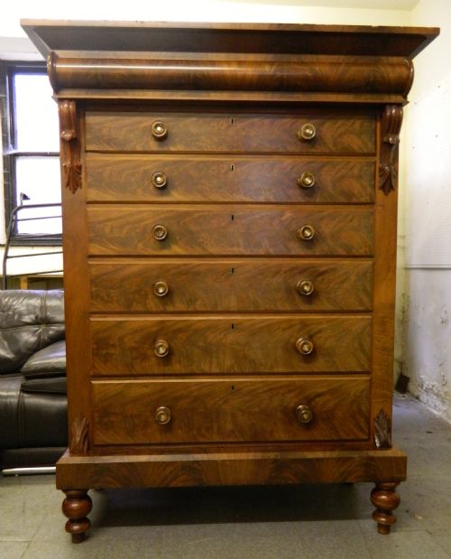 Large Mahogany Scotch Chest of Drawers