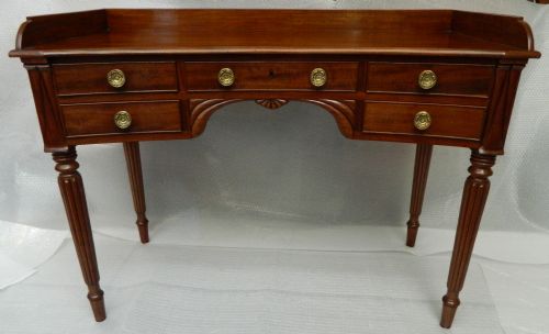 fig 1. William iv mahogany writing table