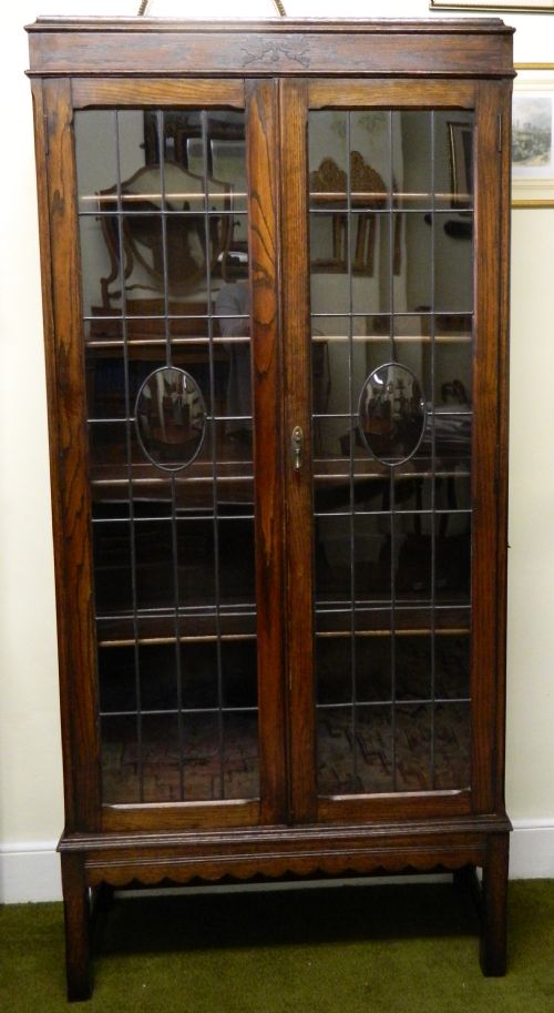 Unusual Oak Bookcase