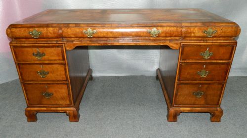 Walnut Pedestal Desk