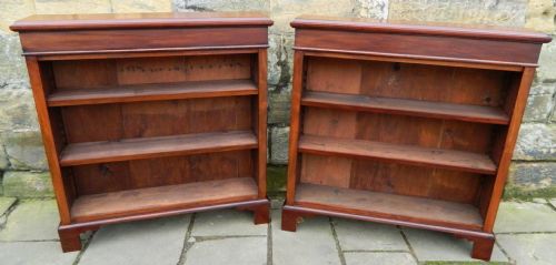 Pair of Mahogany Bookcases