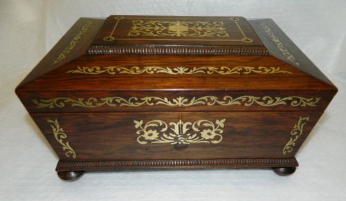 Rosewood Sewing / Jewellery Box