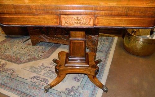 fig 1. inlaid rosewood card table