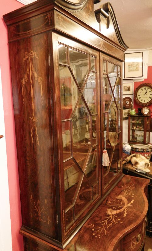 fig 2. fine quality inlaid rosewood cabinet