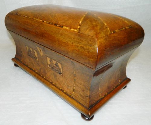 fig 1. Tunbridge ware tea caddy