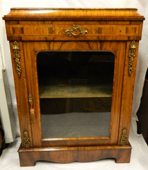 Fine Quality Walnut Pier Cabinet