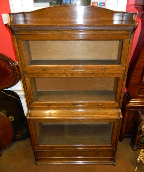 fig 2. oak stacking bookcase by lebus