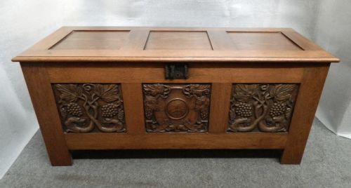 Arts & Crafts Oak Coffer