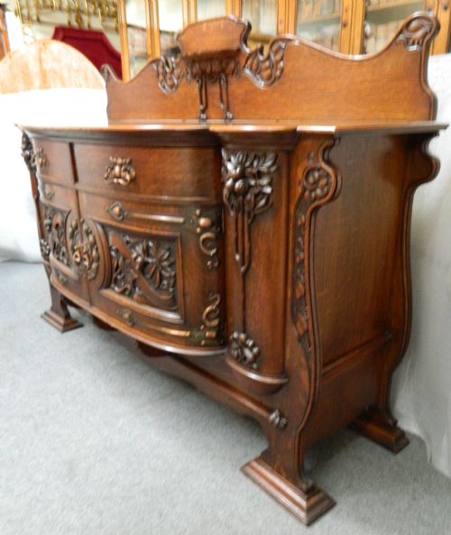 fig 1. art nouveau sideboard