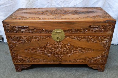 Carved Rosewood Trunk