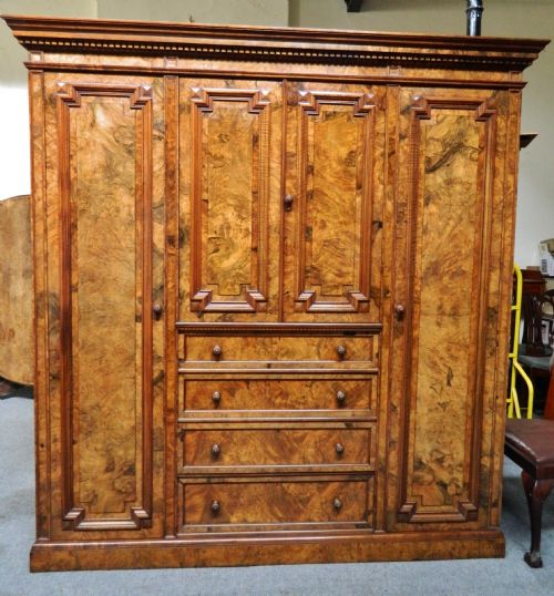 Outstanding Walnut Compactum Wardrobe