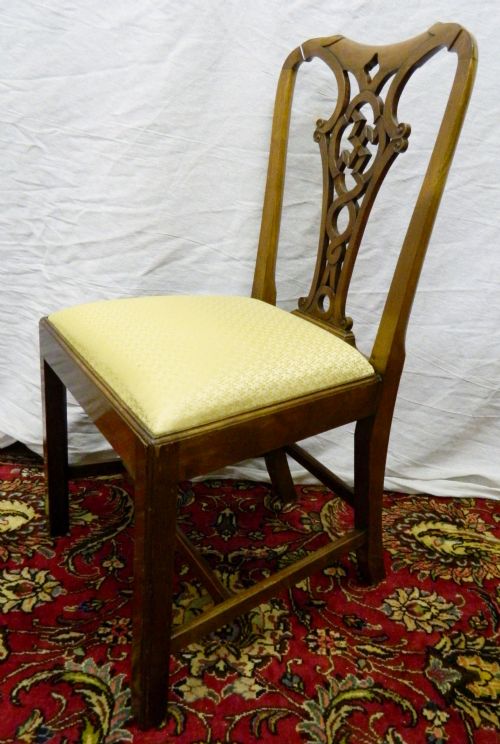 fig 2. set of 6 mahogany dining chairs
