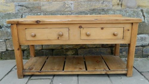 Large Pine Butchers Block / Kitchen Island