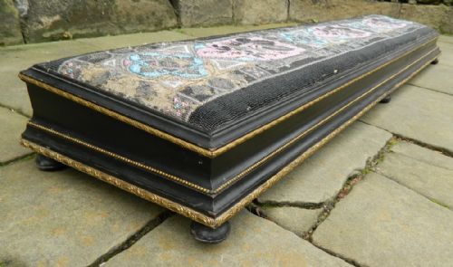 Victorian Beadwork Fender Stool