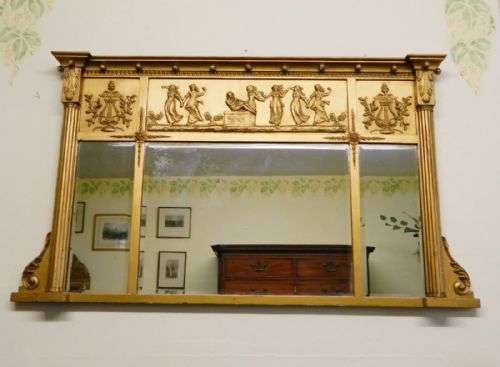 Gilt Overmantel Mirror