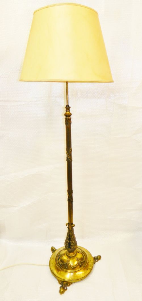 Adjustable Brass Standard Lamp