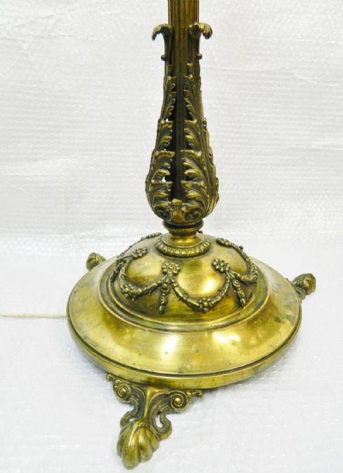 fig 1. adjustable brass standard lamp