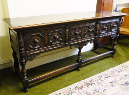 Oak Dresser Base