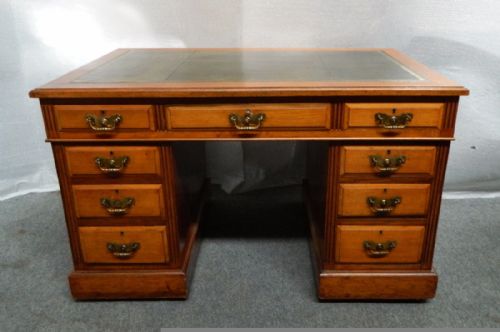 Walnut Pedestal Desk